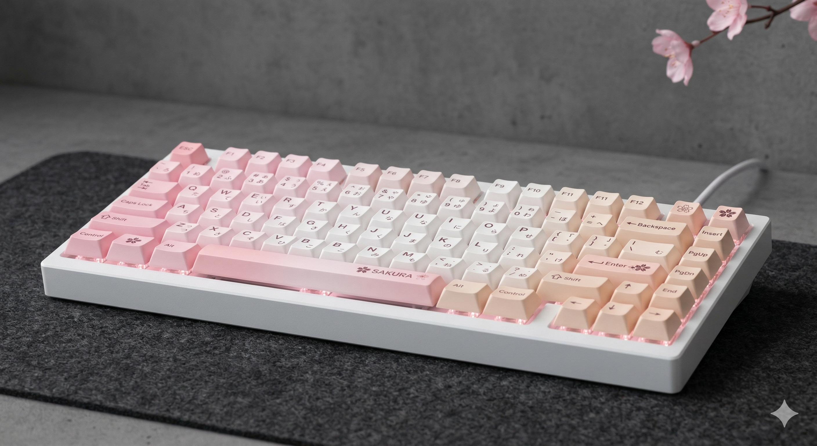 Sakura Dream keyboard build